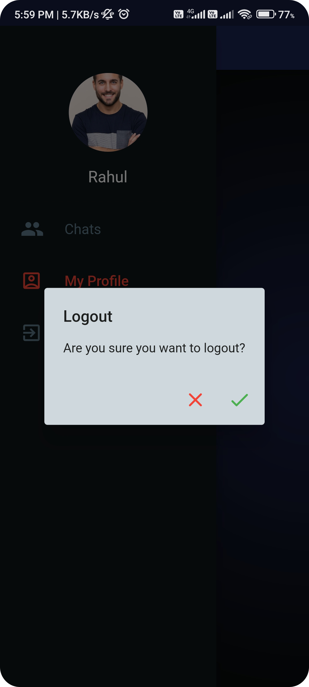 logout