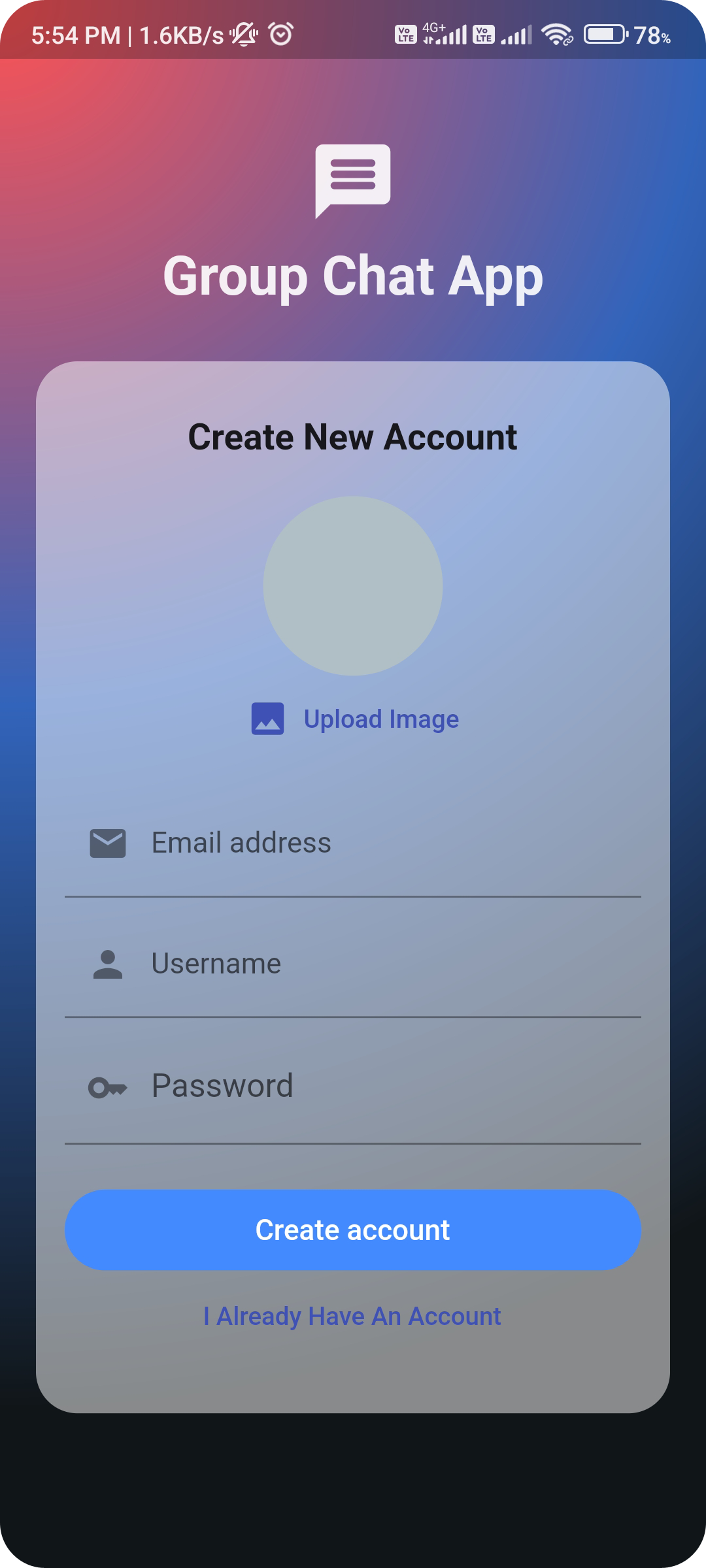 sign up