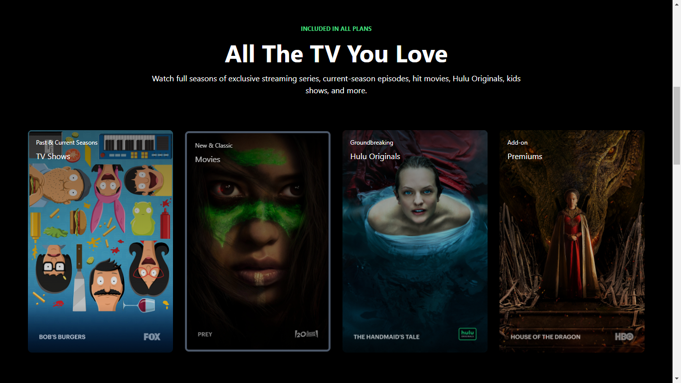 home page