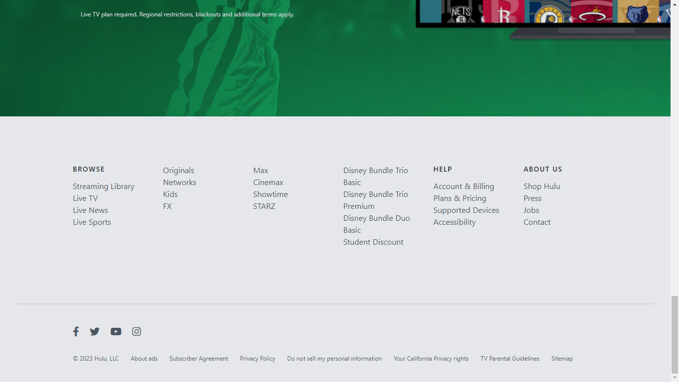 residence page